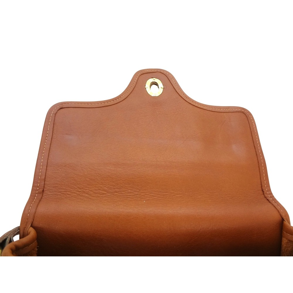 Vintage Coach Kent Crossbody Bag British Tan Leather 9916 Brass COA - Picture 5 of 11